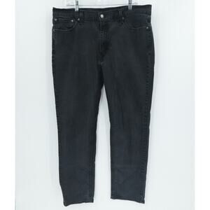 Levis 541 Jeans Mens 38x30 Black Dark‎ Wash Tapered Athletic Fit Goth Grunge